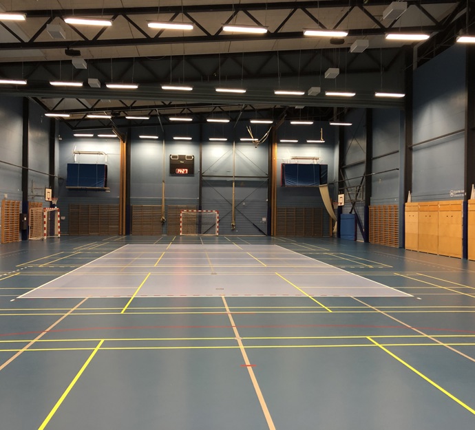 Billedet viser multihallen ved Engelsborghallen